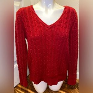 St. John’s Bay Red Thick Sweater
